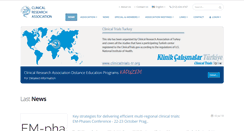 Desktop Screenshot of klinikarastirmalar.org